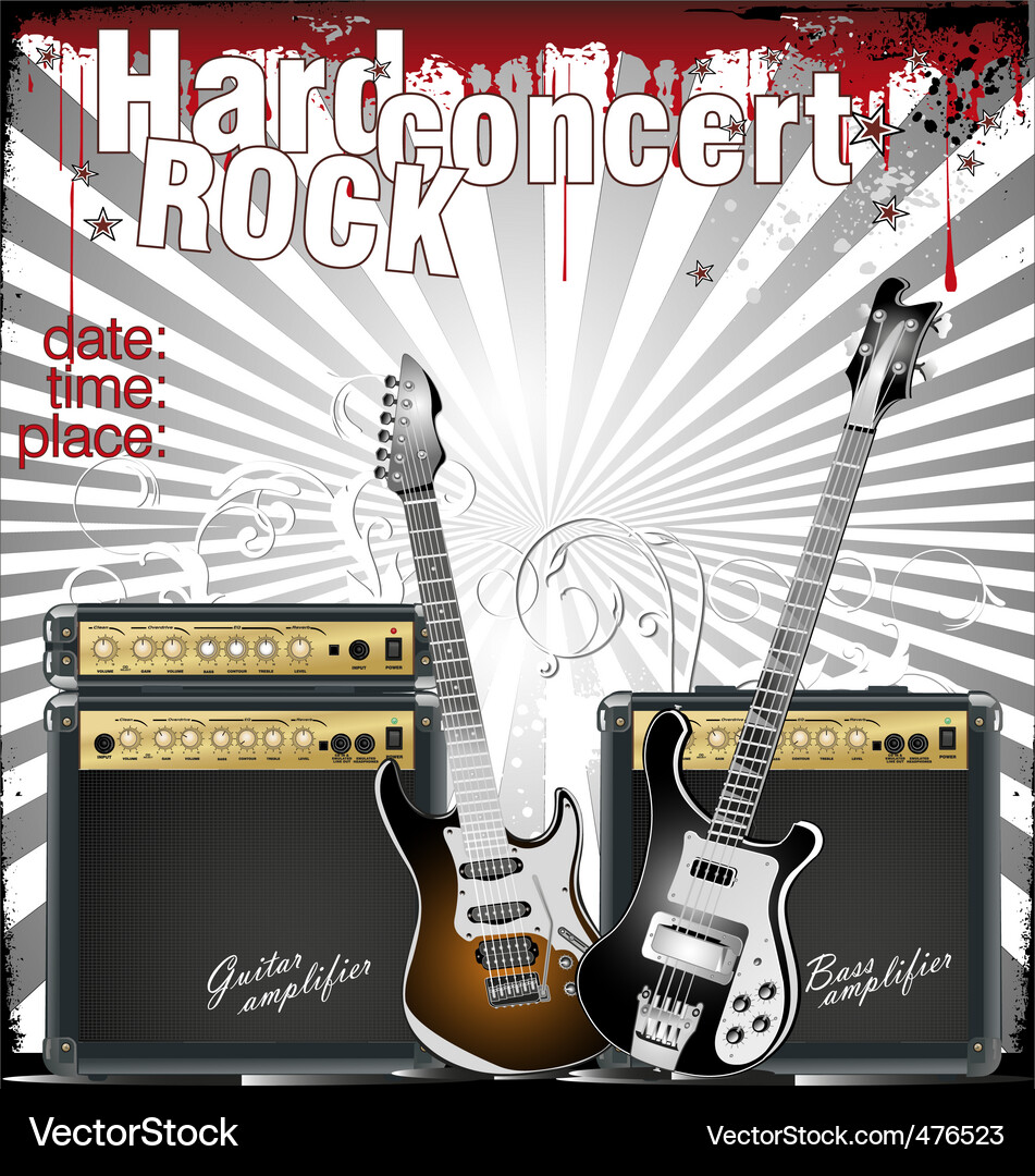 Music Performance Background Vector Image