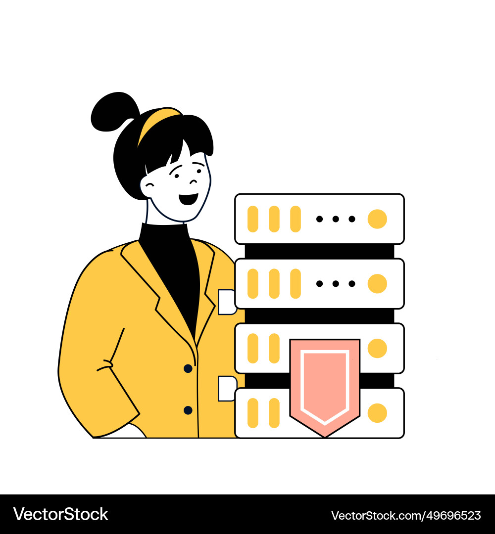 Versicherung Service Konzept mit Cartoon Personen Versicherung Service Konzept mit Cartoon Personen vektorbild