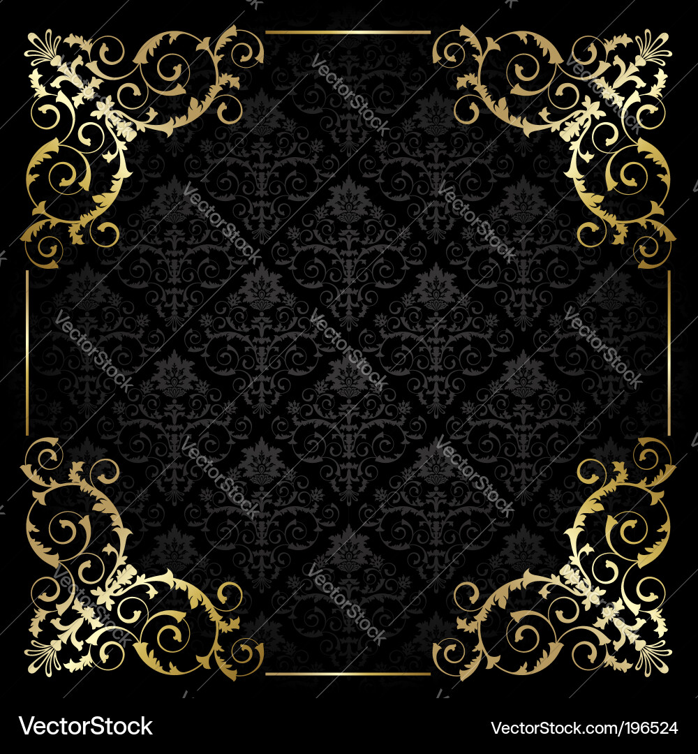 Elegant Floral Frame Vector Image