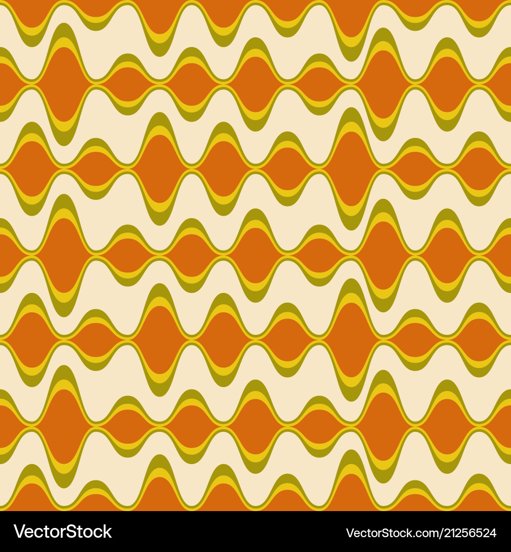 Retro Psychedelic Pattern vector image