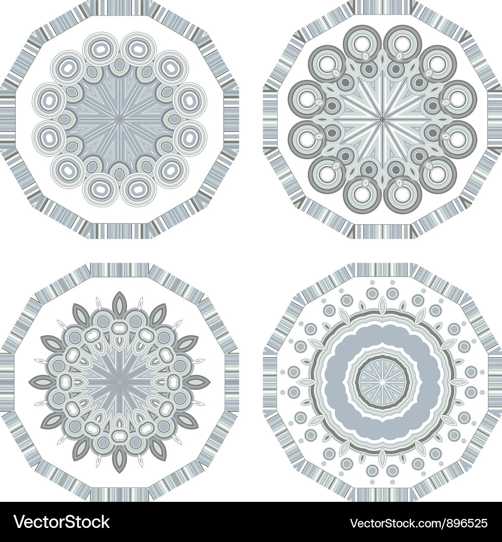 Retro Mosaic Pattern Vector Image