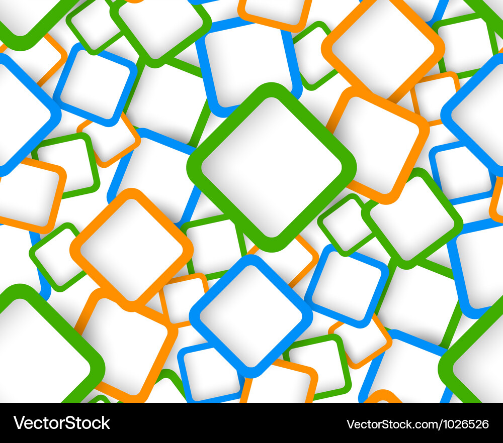 Geometric Square Pattern Vector Image