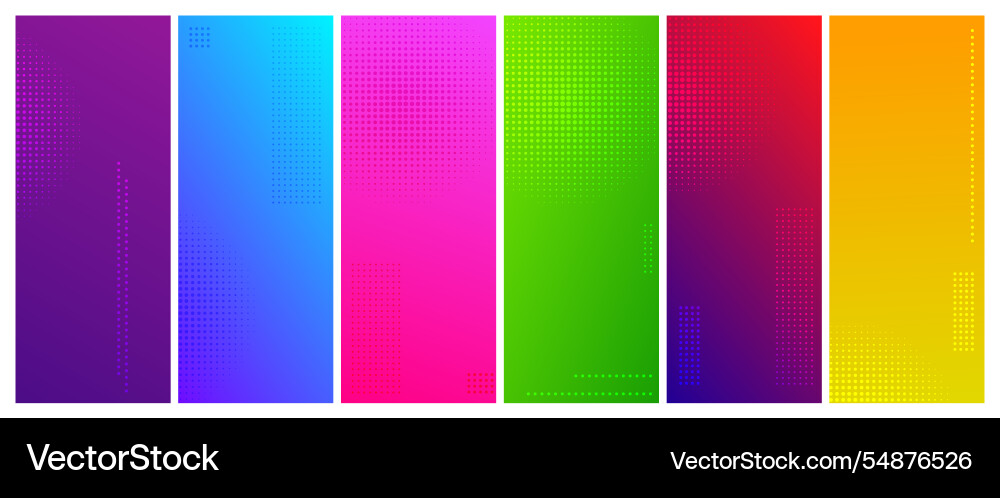 Set of abstract gradient geometric backgrounds Set of abstract gradient geometric backgrounds vector image