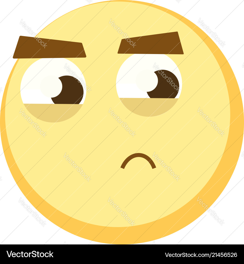 Yellow emoji icon for app game ui or web design Yellow emoji icon for app game ui or web design vector image