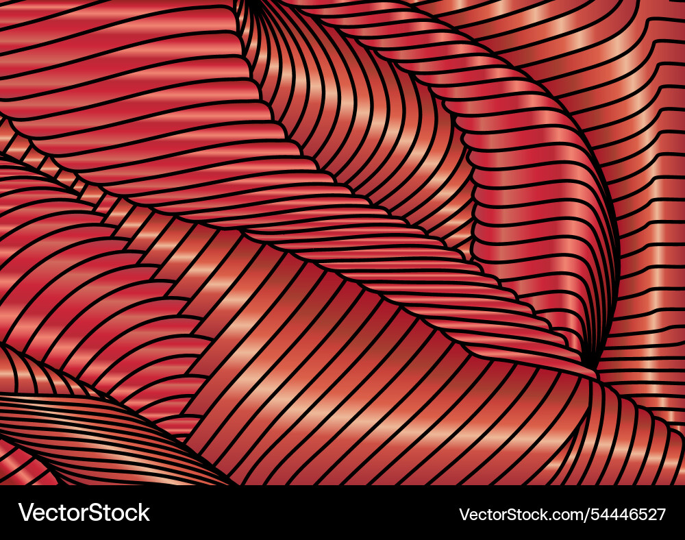 Gradient pattern of wavy lines colorful Gradient pattern of wavy lines colorful vector image