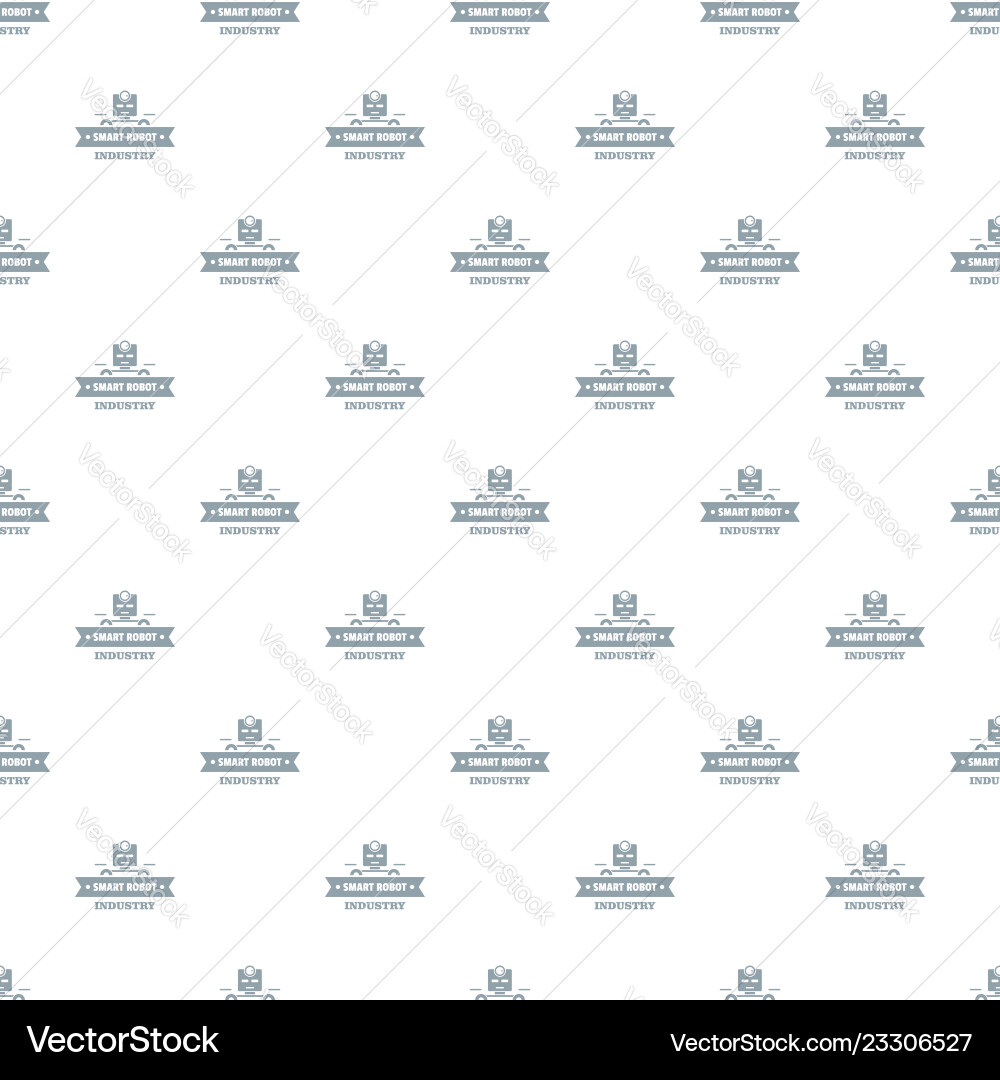 Robotic smart pattern seamless Robotic smart pattern seamless Vector Image