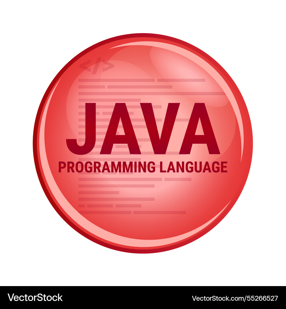 Symbol der Java Programmiersprache Symbol der Java Programmiersprache vektorbild