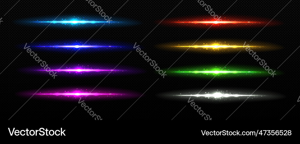 Dynamic Sparkle Divider with Glow Vector Image