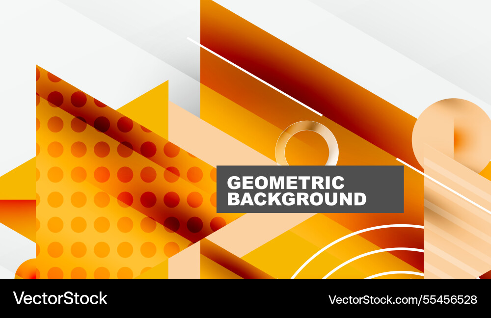 Modern abstract design with overlapping Vector Image