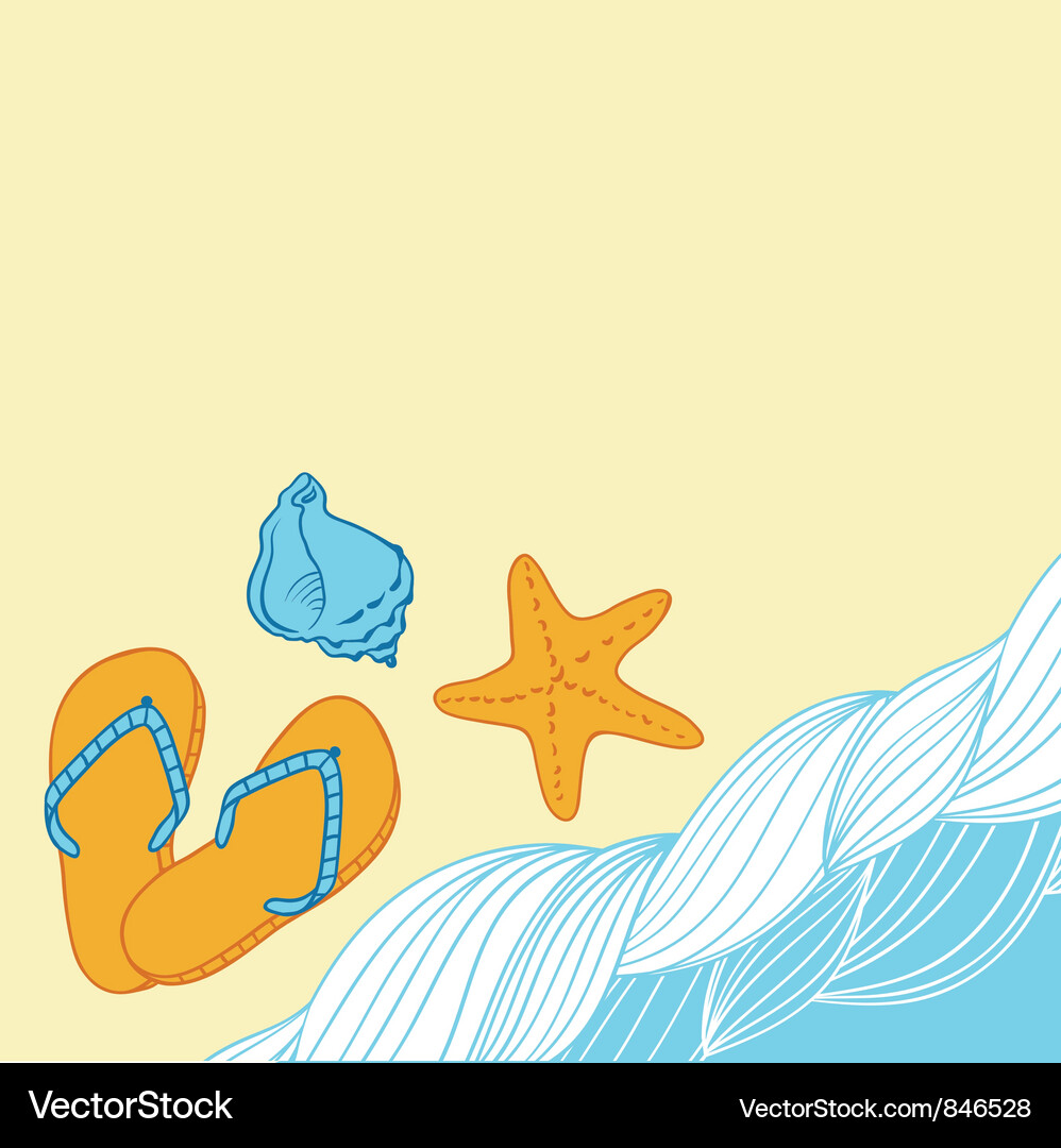 Travel background for you design collor Vector Image