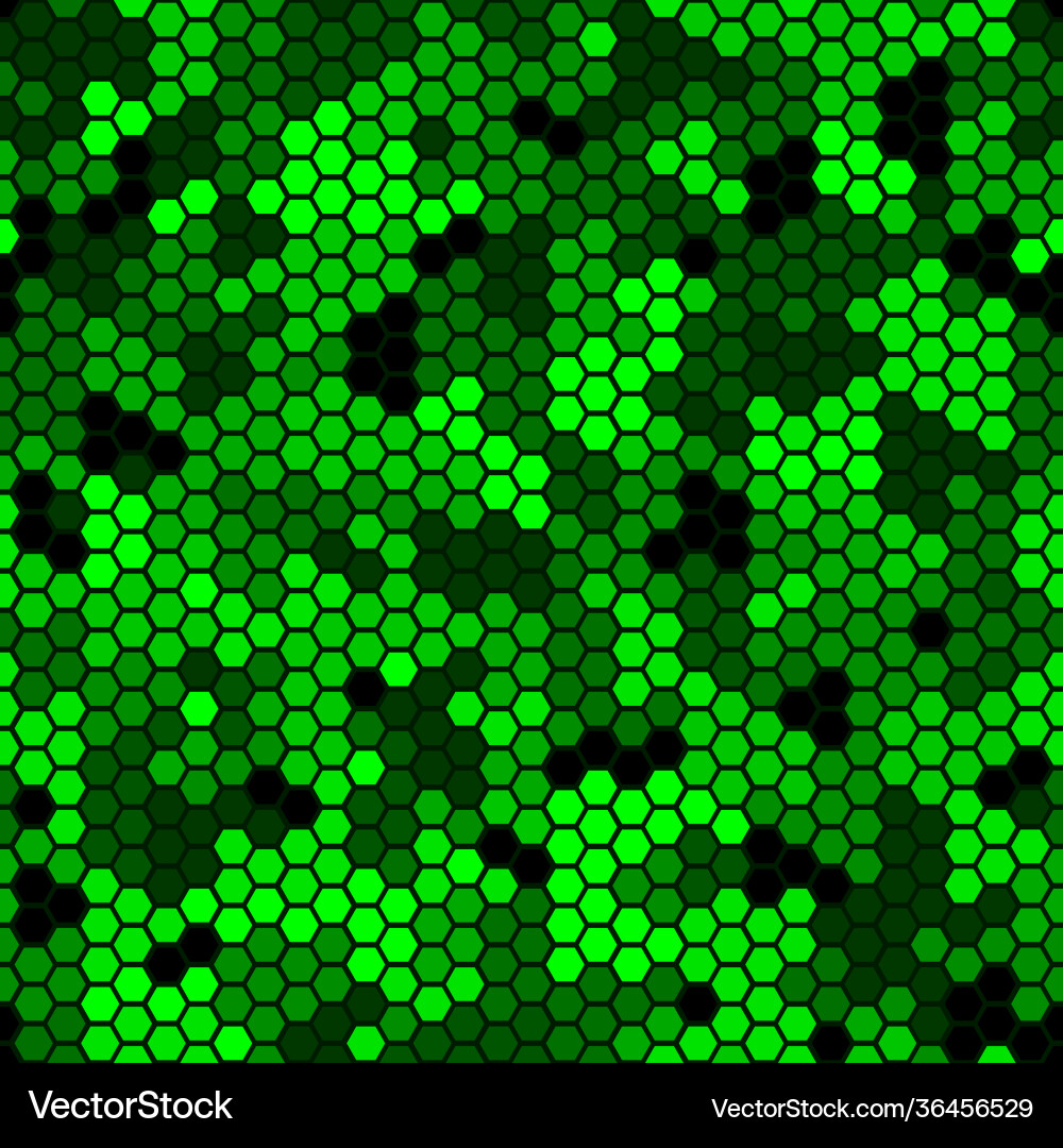 Abstract Camo Hexagon Pattern vector image