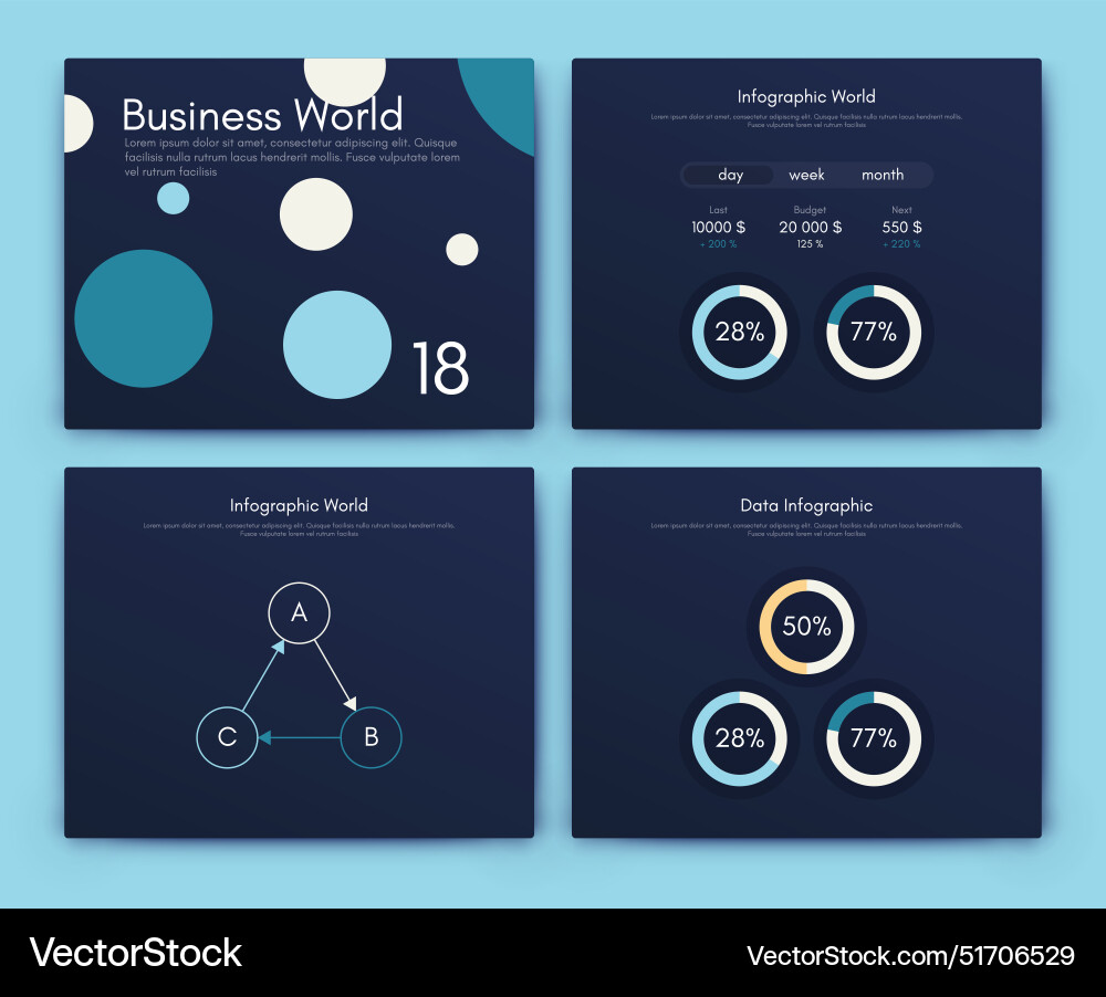 Graphics infographics with mobile phone template Vector Image