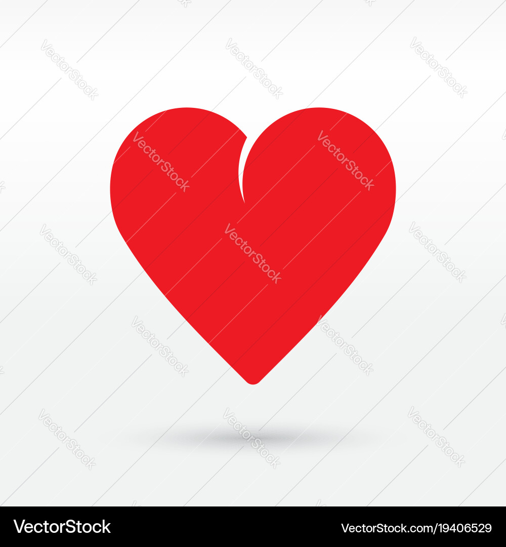 Heart Icon - Love Symbol vector image