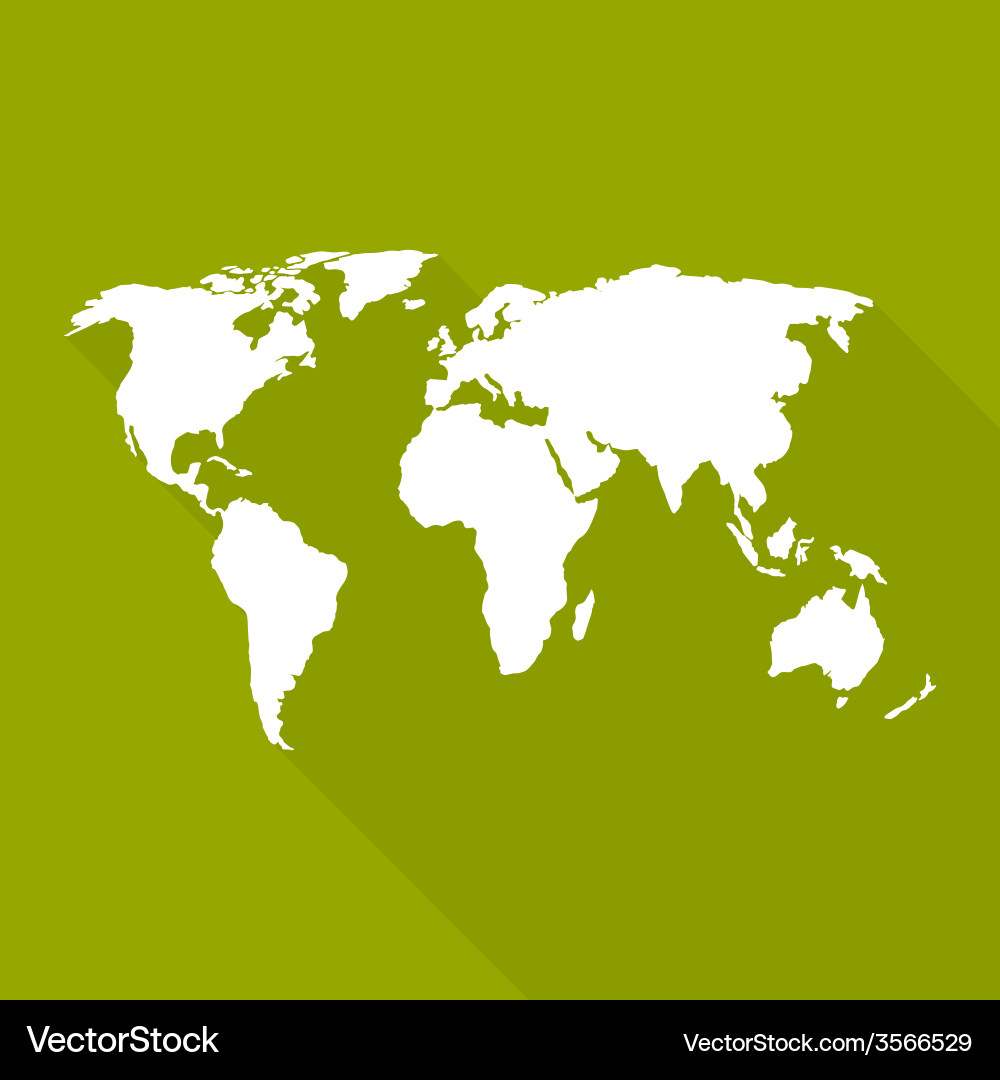 World map Royalty Free Vector Image - VectorStock