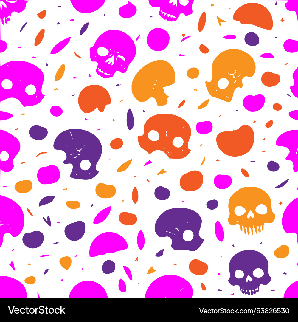 Skeleton abstract pattern seamless Skeleton abstract pattern seamless Vector Image