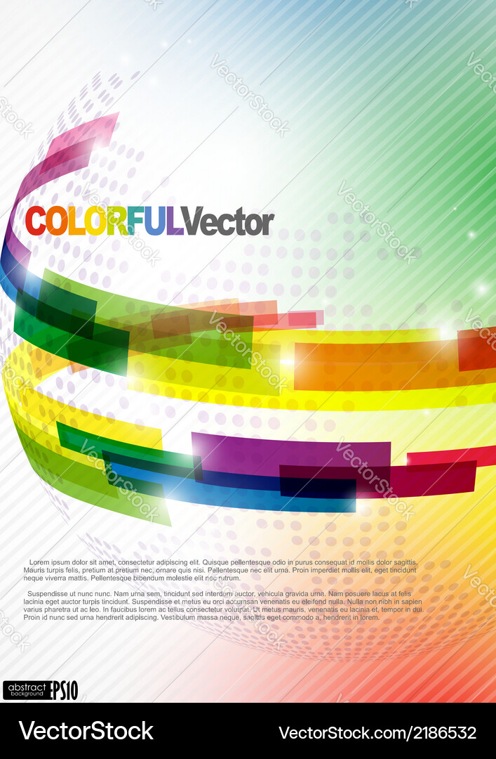Abstract colorful background Vector Image