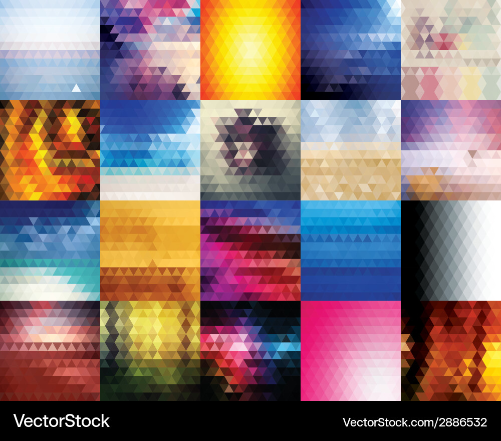 Abstract geometric colorful background pattern Vector Image