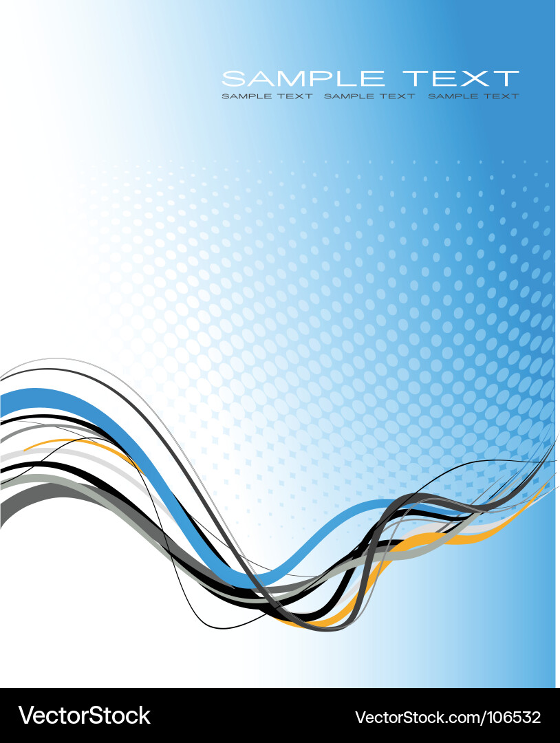 Dynamic Flow Lines Vector Image