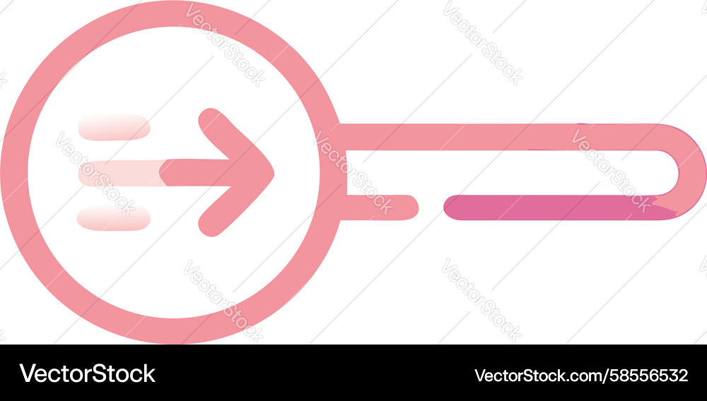 Fast Forward Icon - Speed Lines Vector Image