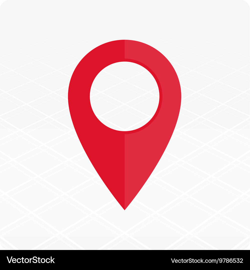 GPS Location Pointer Icon vector image