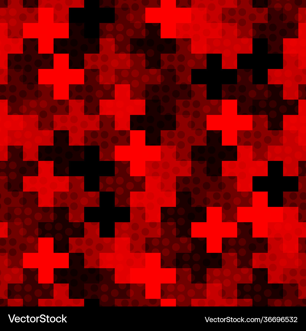 Kreuzformen Säulen nahtloses Muster geometrische Kreuzformen Säulen nahtloses Muster geometrische vektorbild