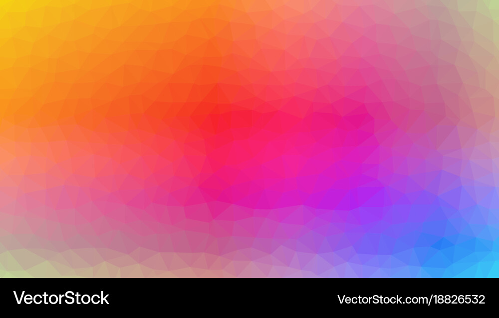 Low poly abstract background with colorful vector image