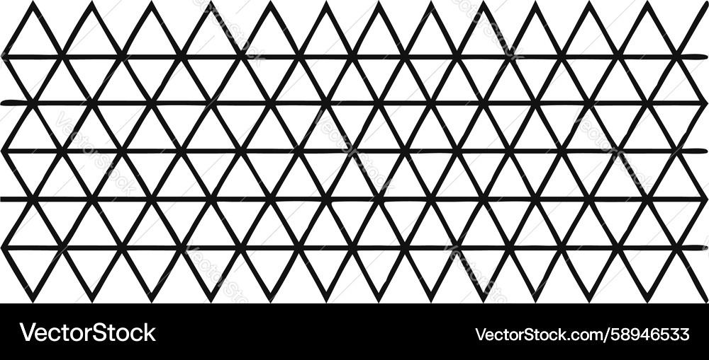 Triangular Mesh Pattern - Seamless Vector Image