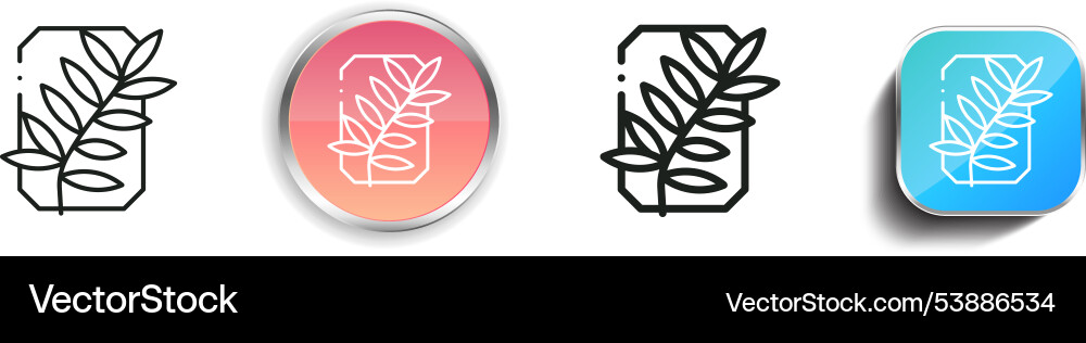 Festival icon thin linear regular and button Festival icon thin linear regular and button Vector Image