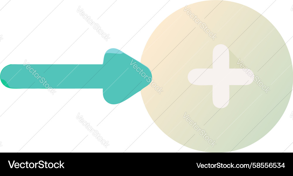 Forward Progress & Add Icon Vector Image
