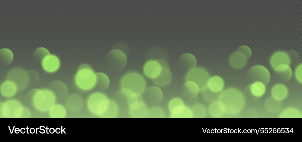 Green bokeh blurred background with sparkling Green bokeh blurred background with sparkling vector image