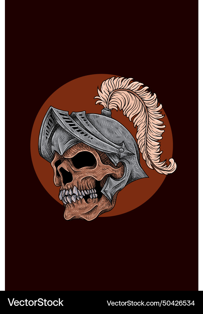 Skull warriors vector image