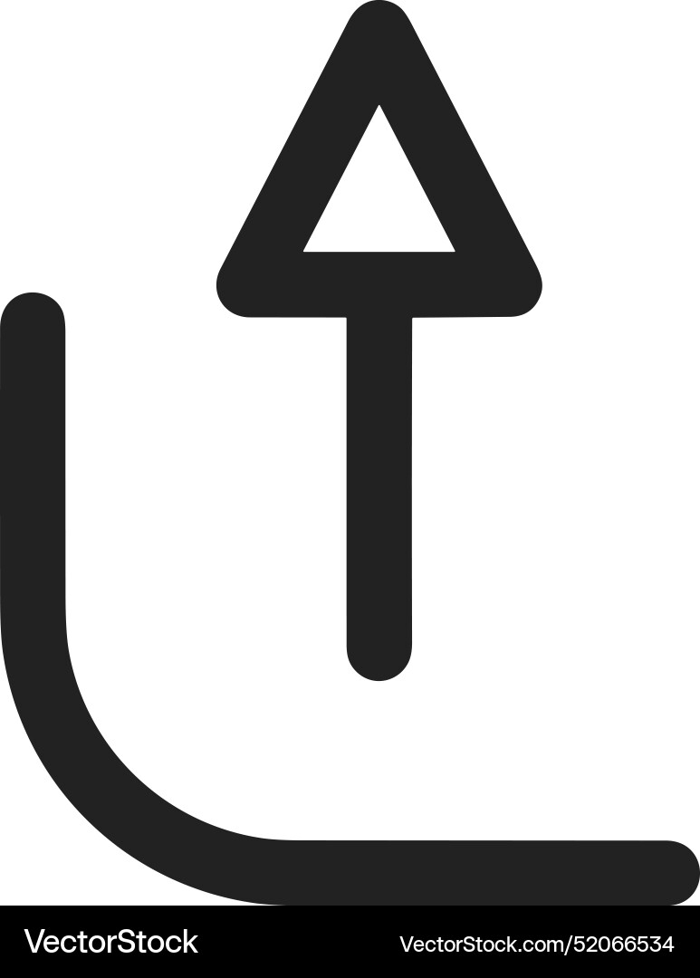 Upload outline icon symbol image Upload outline icon symbol image Vector Image