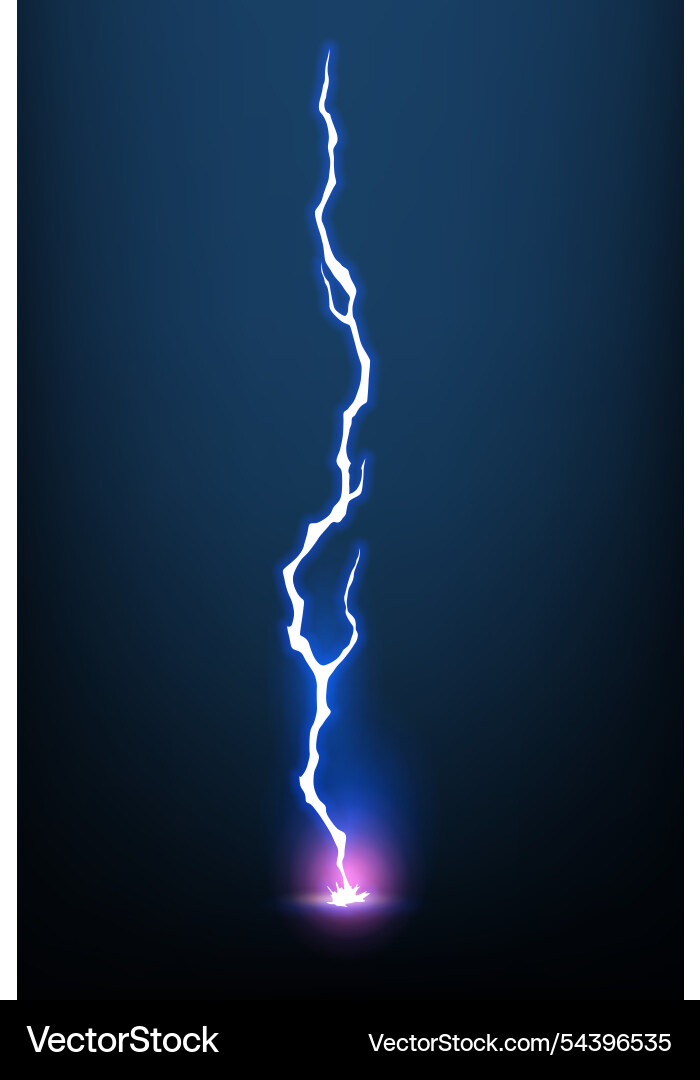 Lightning animation with sparks electricity Lightning animation with sparks electricity vector image