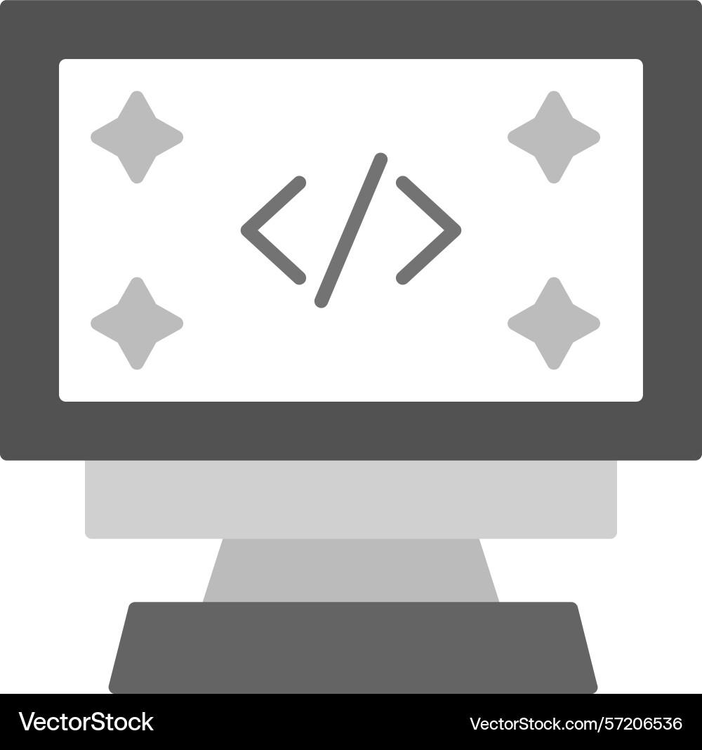 Clean code icon vector image