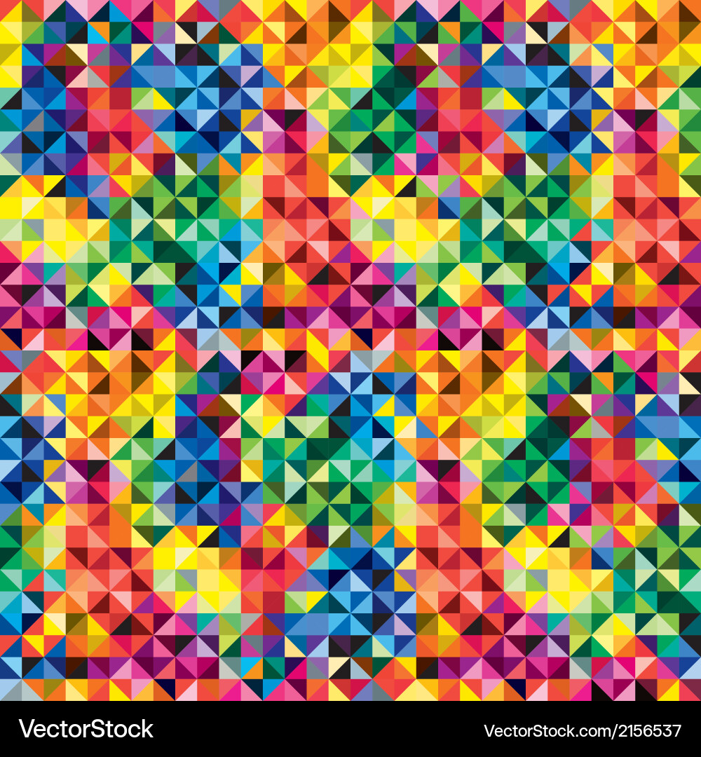 Geometric Triangle Pattern Vector Image
