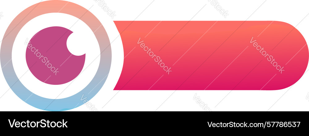 Gradient search button modern ui call to action vector image