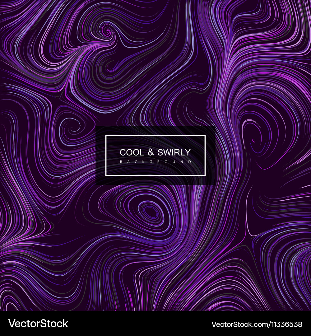 Abstract artistic curl background vector image