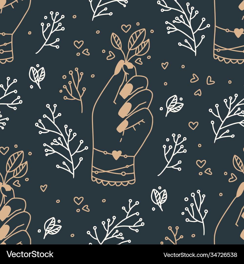Celestial seamless pattern Celestial seamless pattern vector image