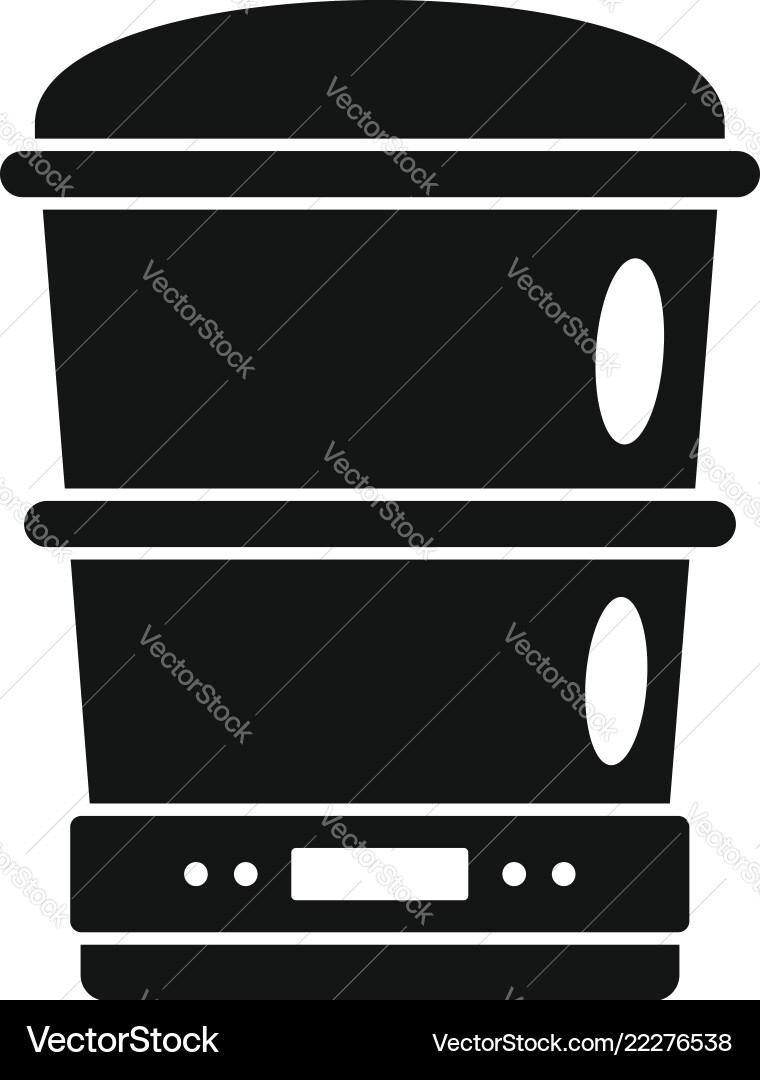 Food processor machine icon simple style vector image