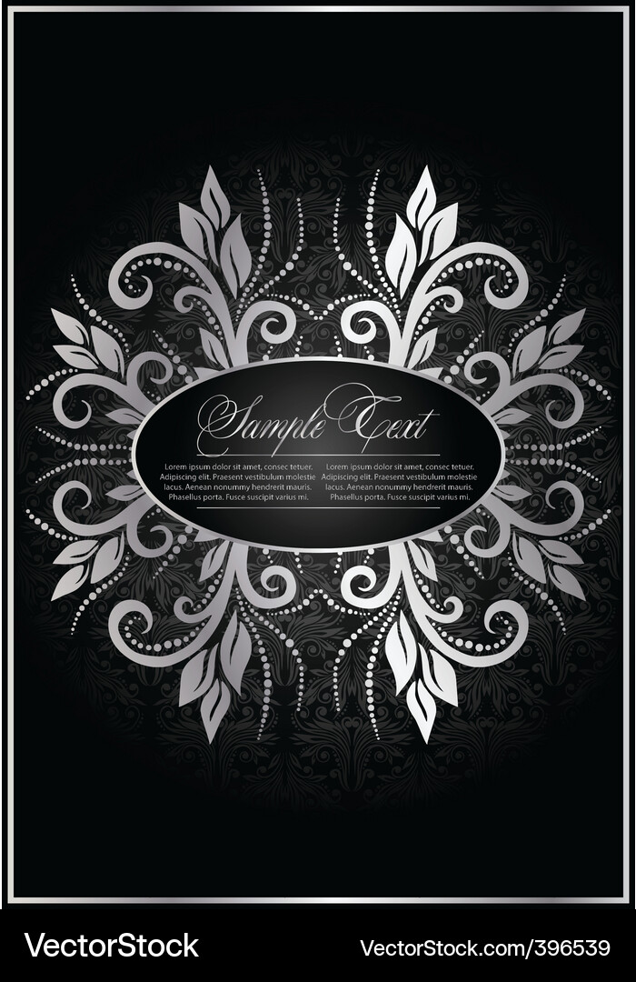 Damask pattern Vector Image