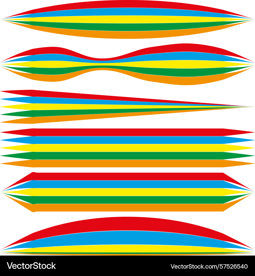 Abstract stripe pattern colorful wavy lines Abstract stripe pattern colorful wavy lines Vector Image