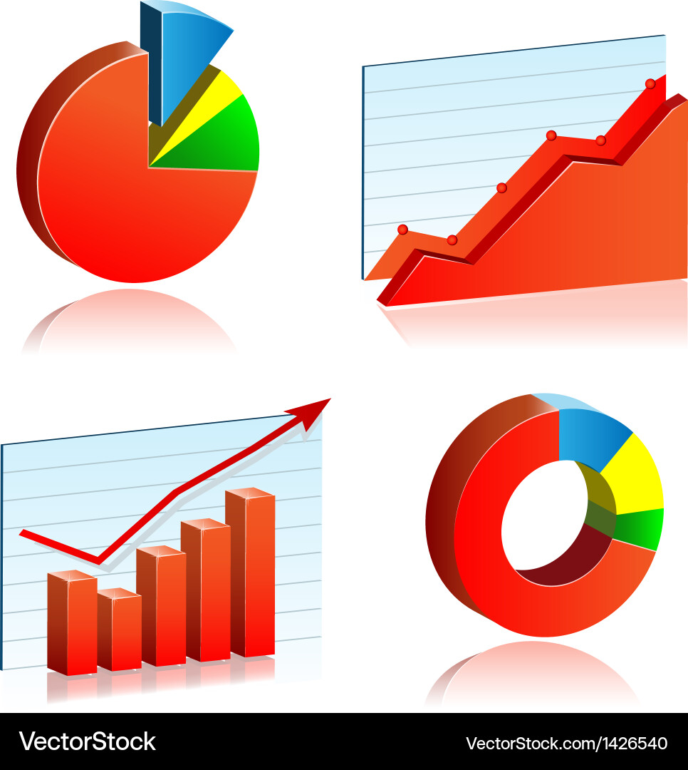 Data Charts & Graphs vector image