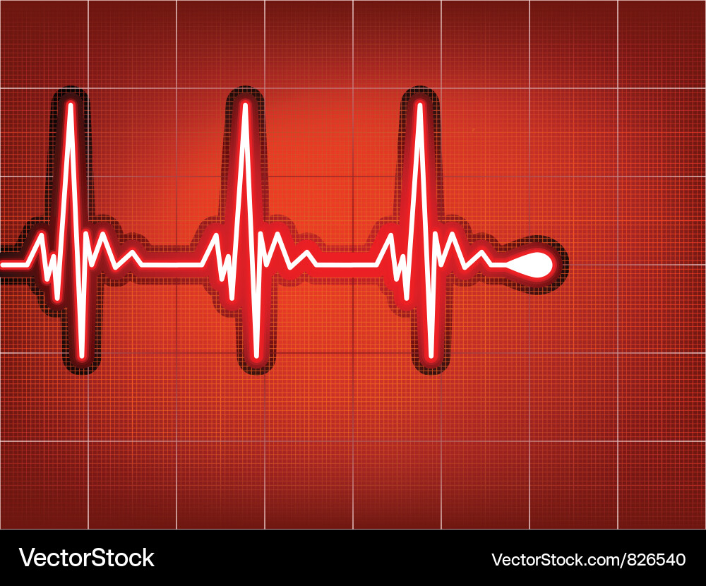 Heartbeat Cardiogram Vector Image