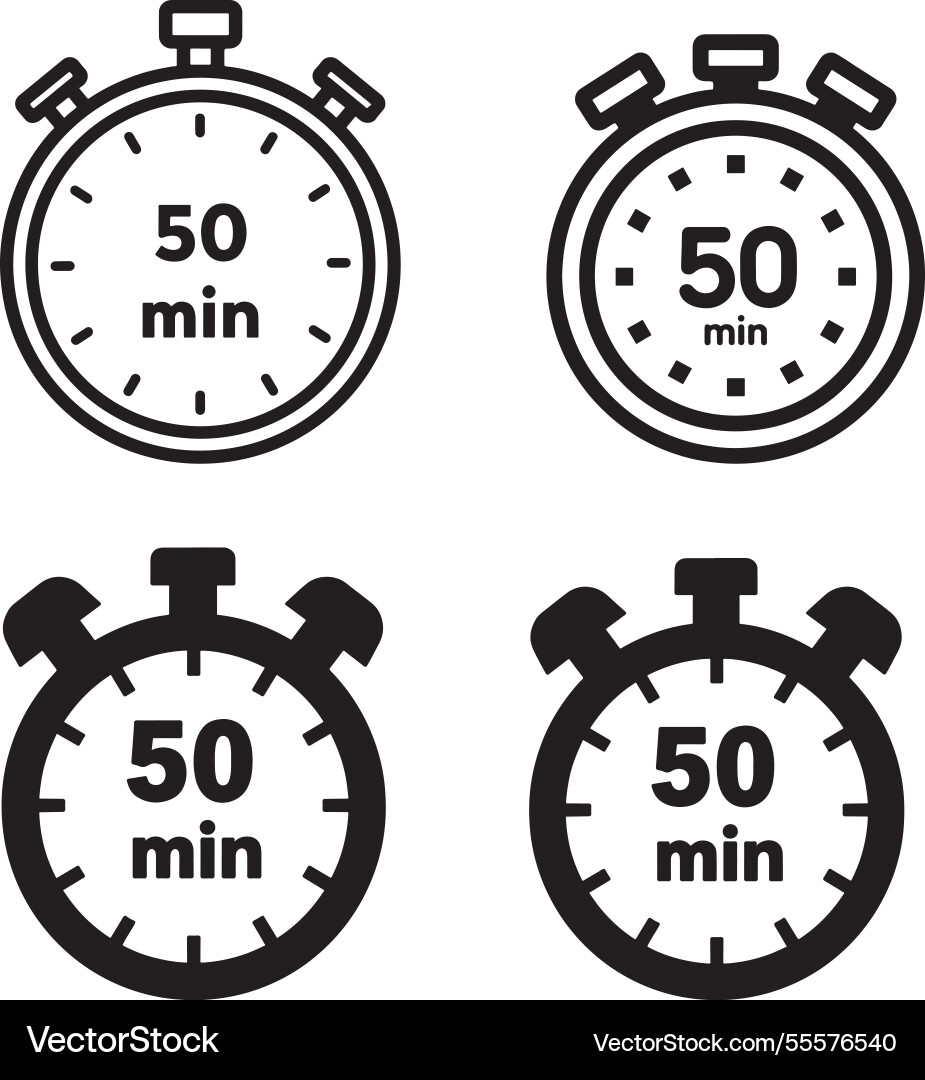 Timer clock stopwatch isolated icon Royalty Free Vector