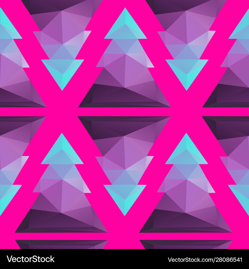 Christmas tree triangle shape seamless pattern Christmas tree triangle shape seamless pattern vector image