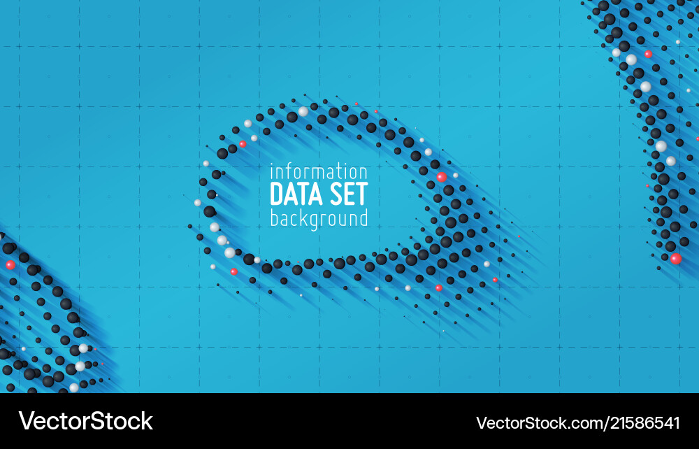 Data Sphere Visualization vector image
