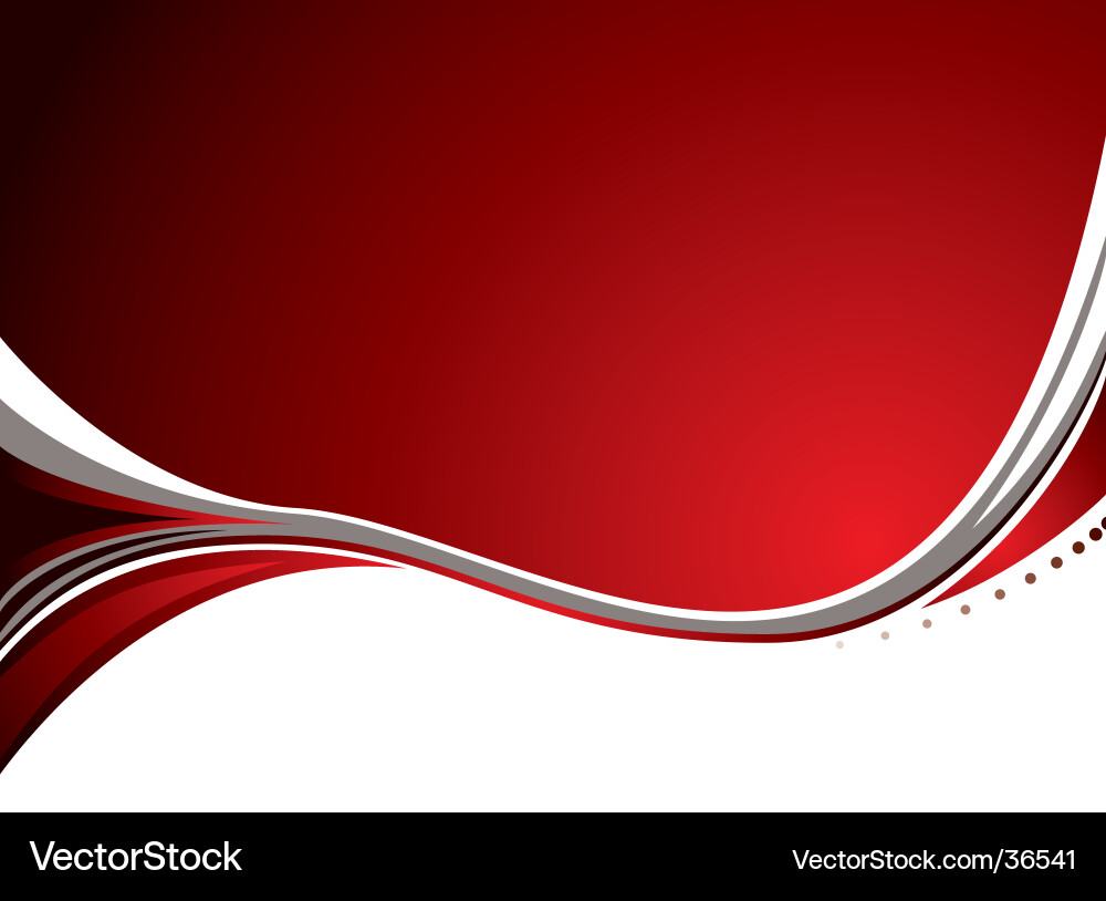 Dynamic Red Swirl Pattern vector image