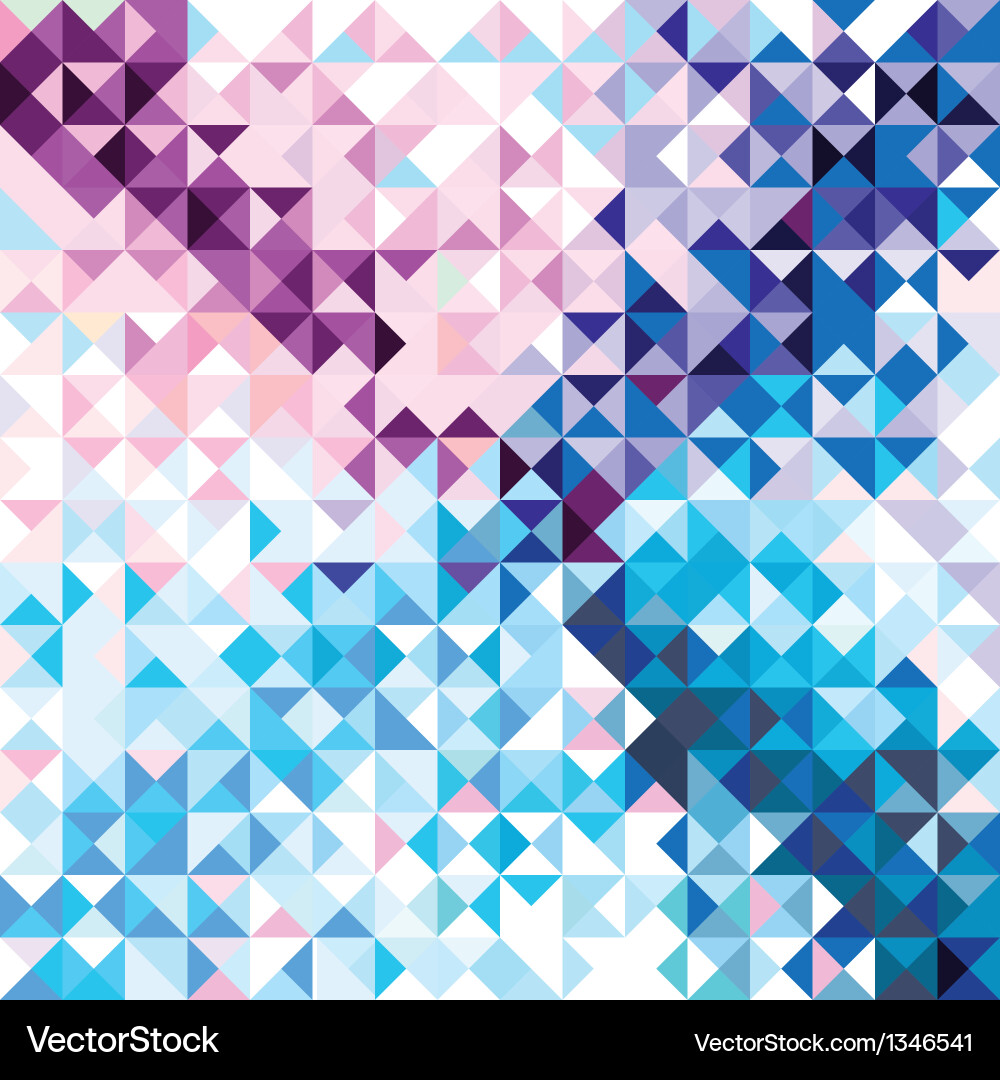 Geometric Triangle Pattern vector image