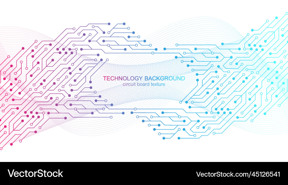 Quantum Computing Abstract Background vector image