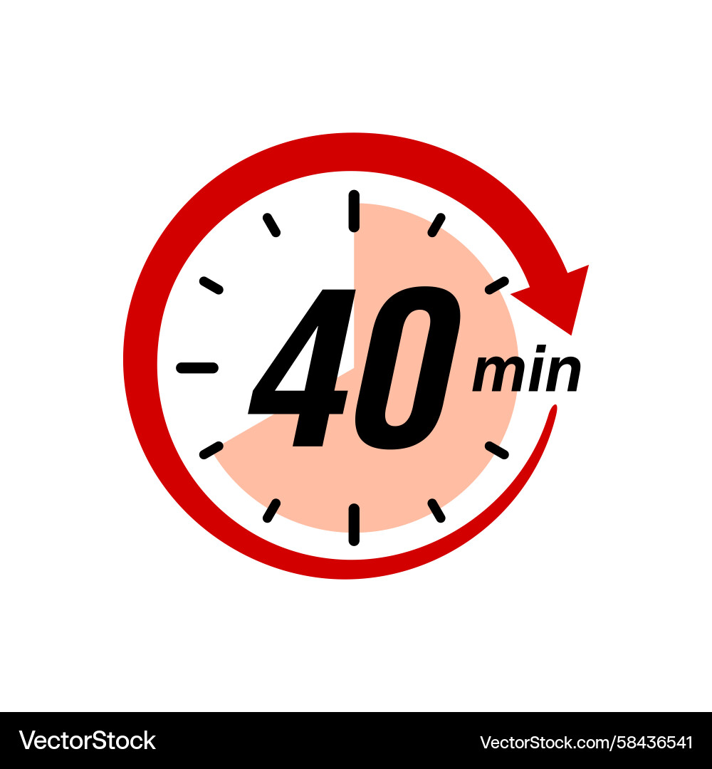 Stopwatch Countdown Timer Vector Image